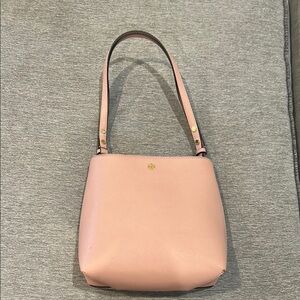 Tory Burch Pink Shoulder Bag with Structured Design